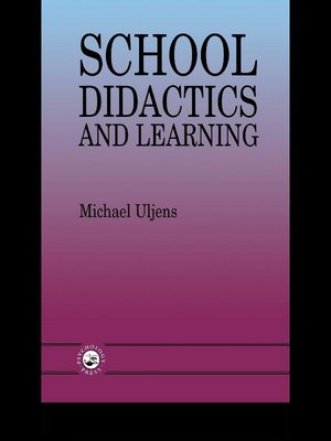 cover image of School Didactics and Learning